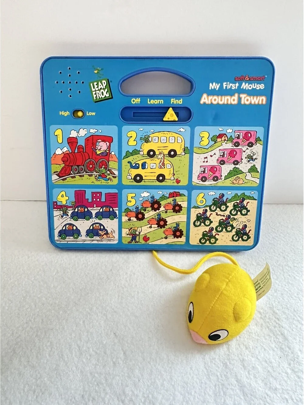 Leap Frog Soft & Smart My First Mouse Around Town Game 13050 1999